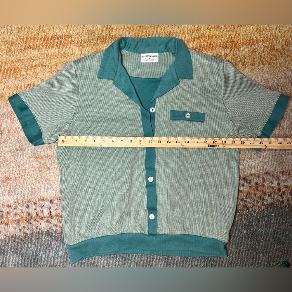 🌺Vintage 1970s Alfred Dunner Layered Short Sleeve Shirt🌸🌺 - Picture 6 of 11